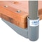 Global Industrial Platform Truck w/Hardwood Deck, 60 x 30, 1200 Lb. Capacity, 8 Pneumatic Casters 952504P - alternate 6